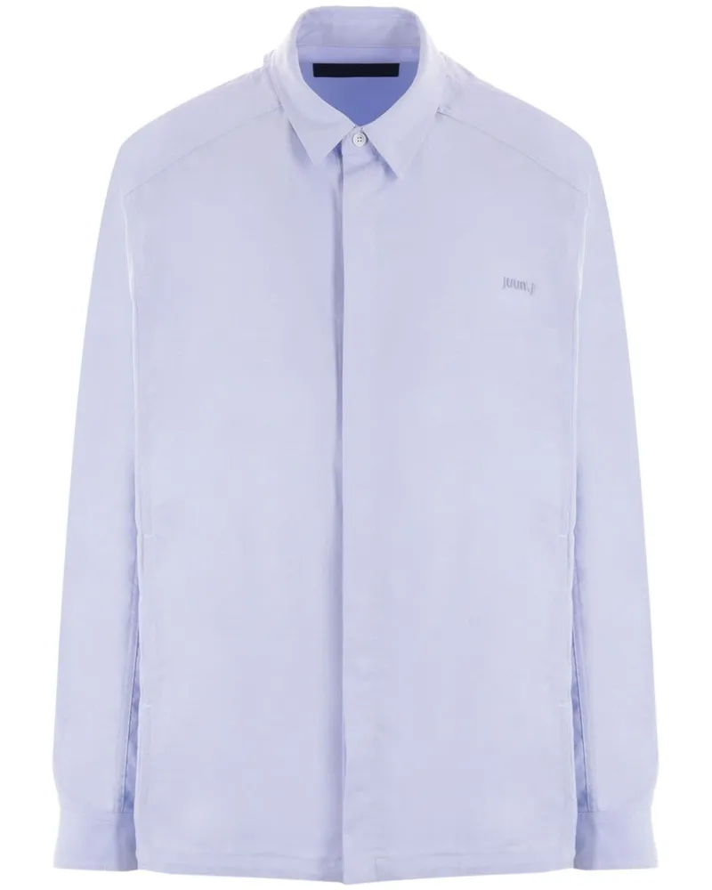 JUUN.J Hemd mit Logo-Stickerei - Blau Blau