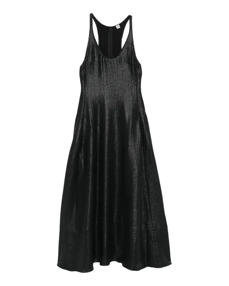 Totême Skulpturales Kleid - Schwarz Schwarz