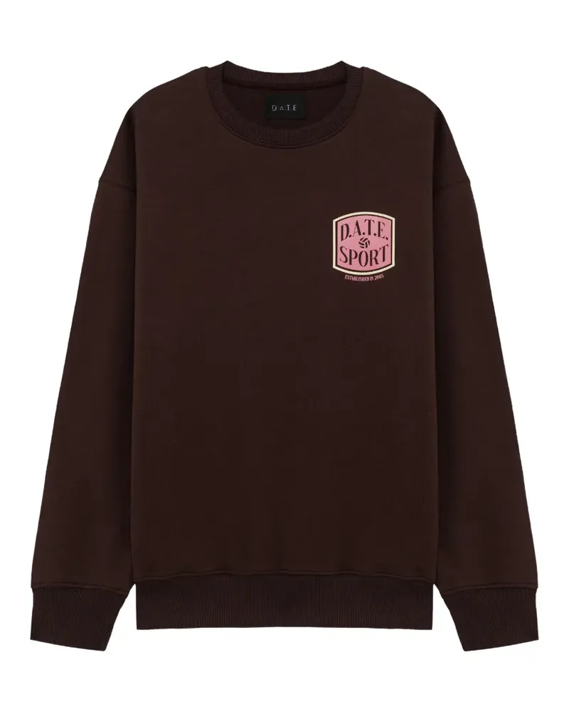 D.A.T.E. logo-patch sweater - Braun Braun