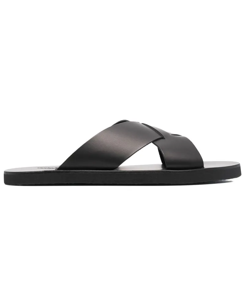 Ancient Greek Sandals Bios Pantoletten - Schwarz Schwarz