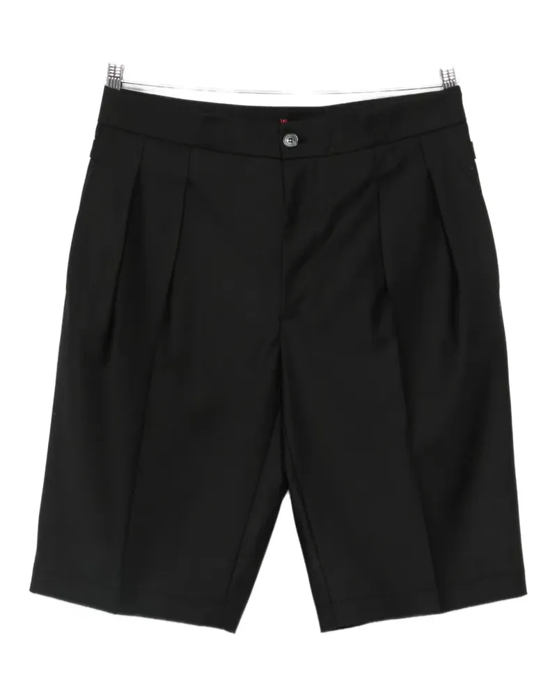 Patrizia Pepe tailored pleated shorts - Schwarz Schwarz