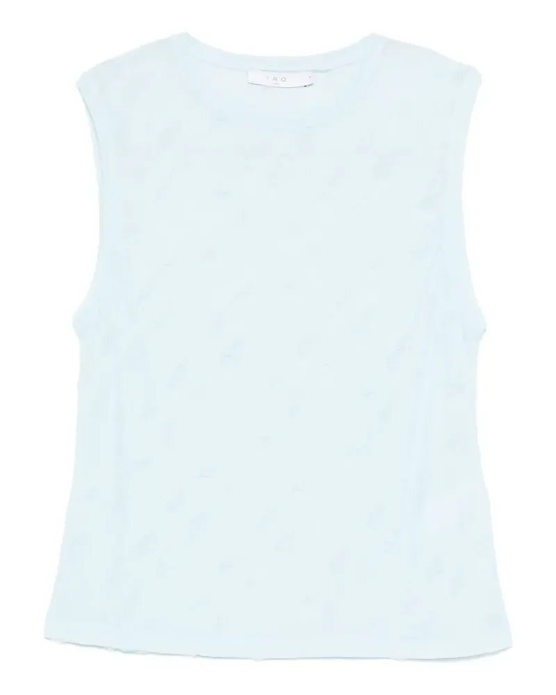 IRO Ärmelloses Gloriana T-Shirt - Blau Blau