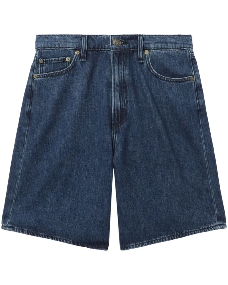 Rag & Bone Mckenna Jeans-Shorts Blau