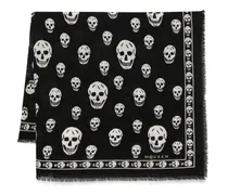 Classic Skull Schal - Schwarz