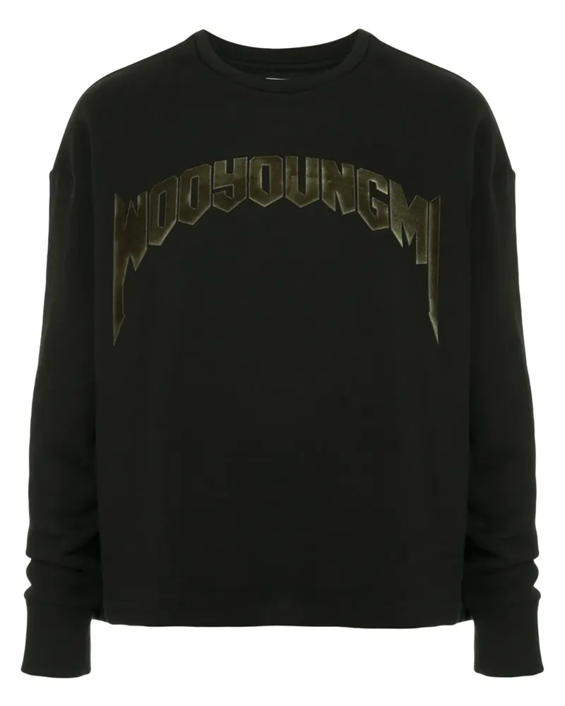Wooyoungmi Sweatshirt mit Logo-Patch - Schwarz Schwarz