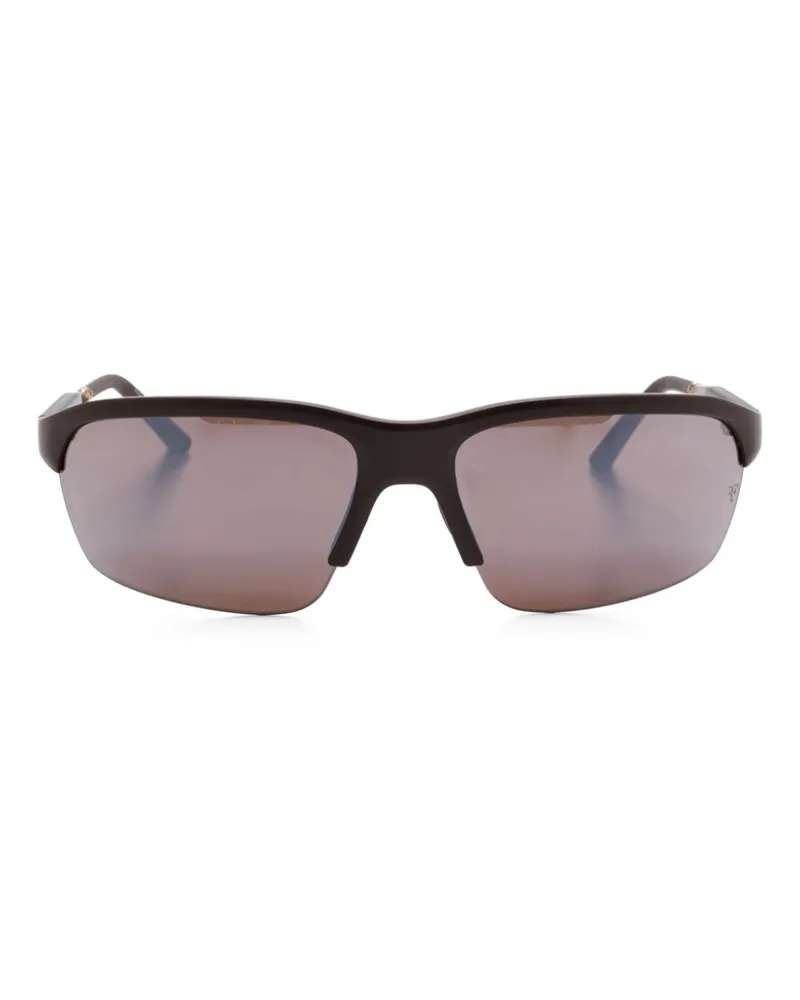 Oliver Peoples R-6 Sonnenbrille - Braun Braun