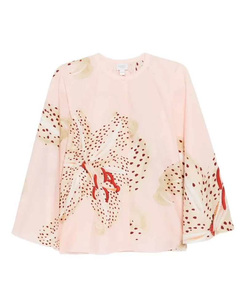 Giambattista Valli Bluse mit durchgehendem Print - Rosa Rosa