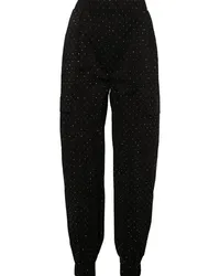 NISSA Cargohose mit Strass Schwarz