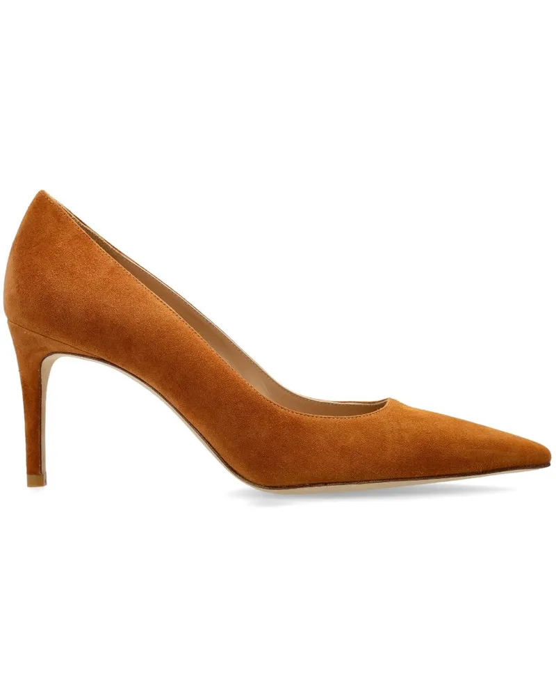 Stuart Weitzman Pumps aus Wildleder 75mm - Braun Braun