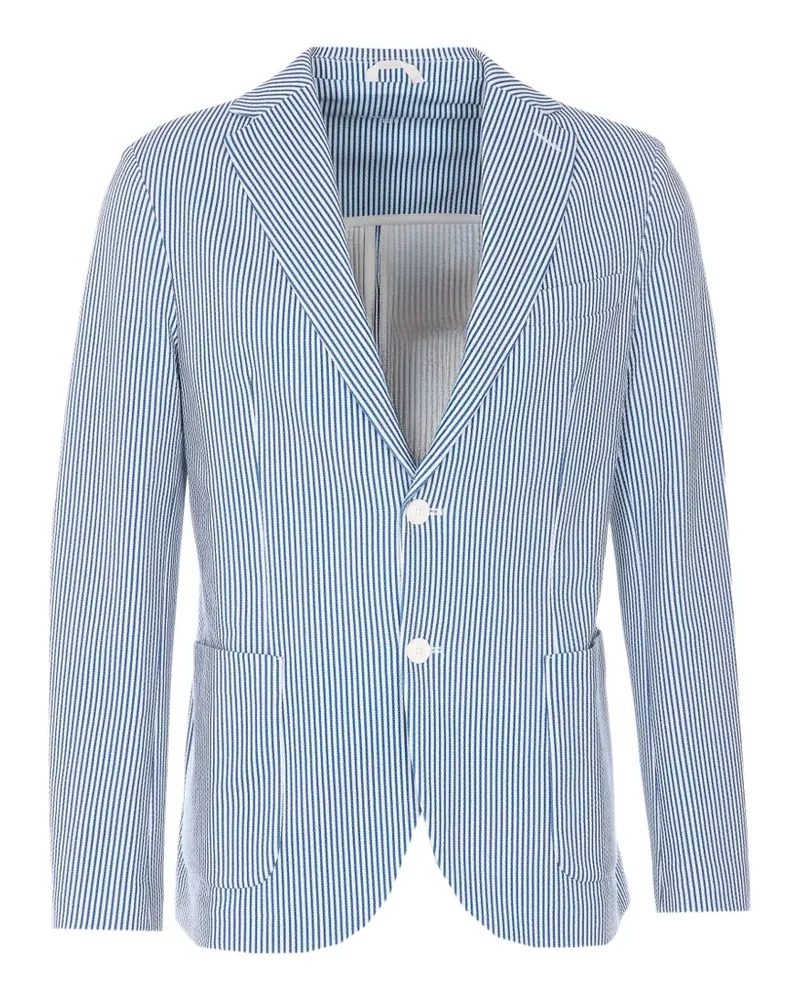 CIRCOLO 1901 striped single-breasted jacket - Blau Blau