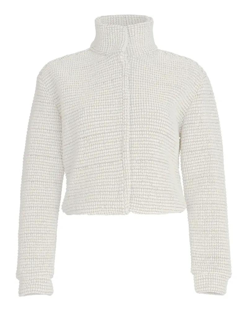 Silvia Tcherassi Zalta Cropped-Jacke - Weiß Weiß