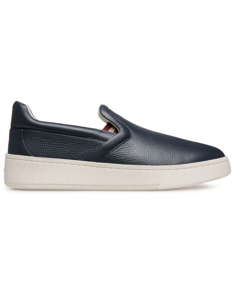 Bally Slip-On-Sneakers aus Leder Blau