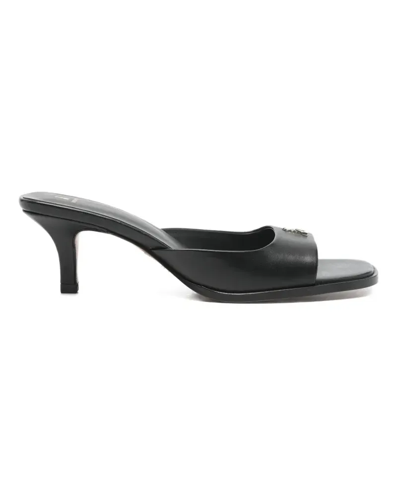 Patrizia Pepe square-toe heeled sandals - Schwarz Schwarz