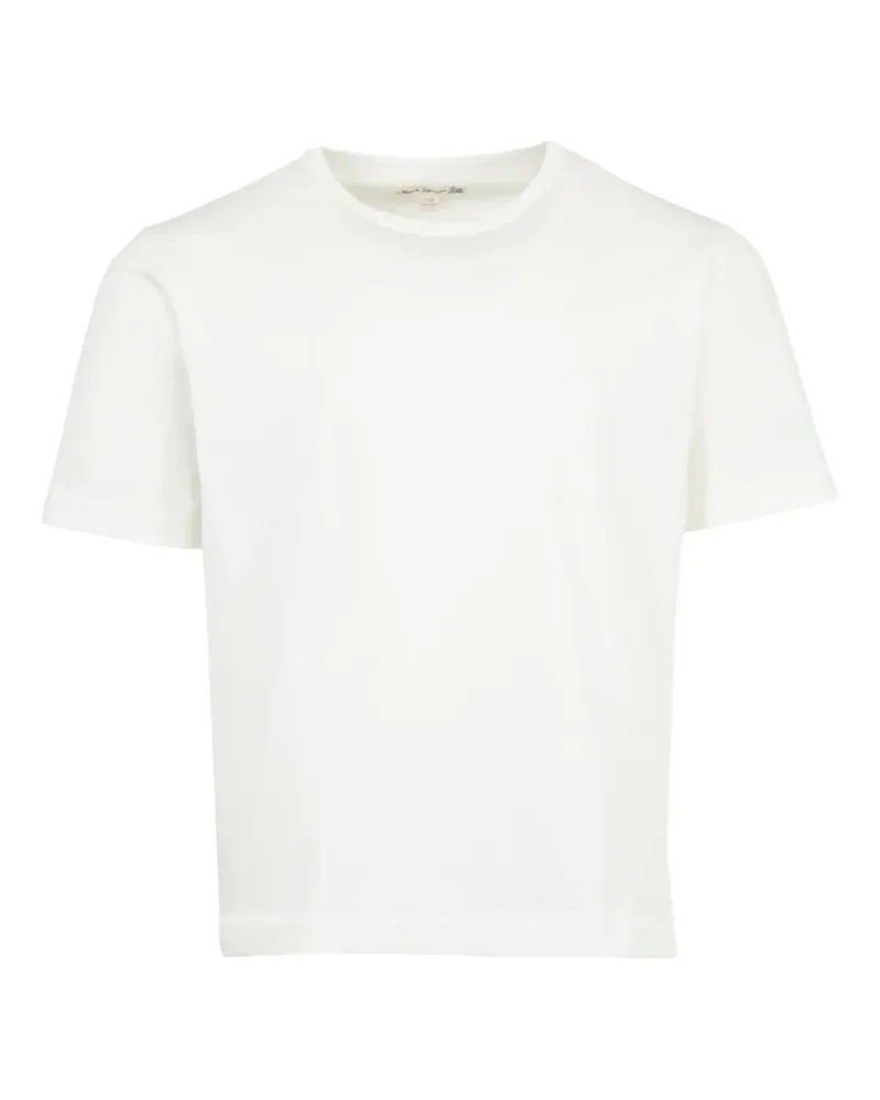 Merz b. Schwanen T-Shirt aus Baumwolle - Weiß Weiß