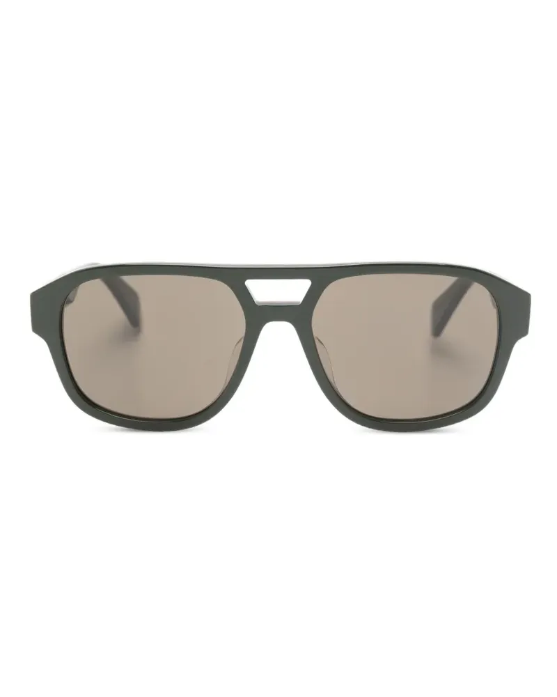 Kenzo Sonnenbrille mit Brauensteg - Grün Grün