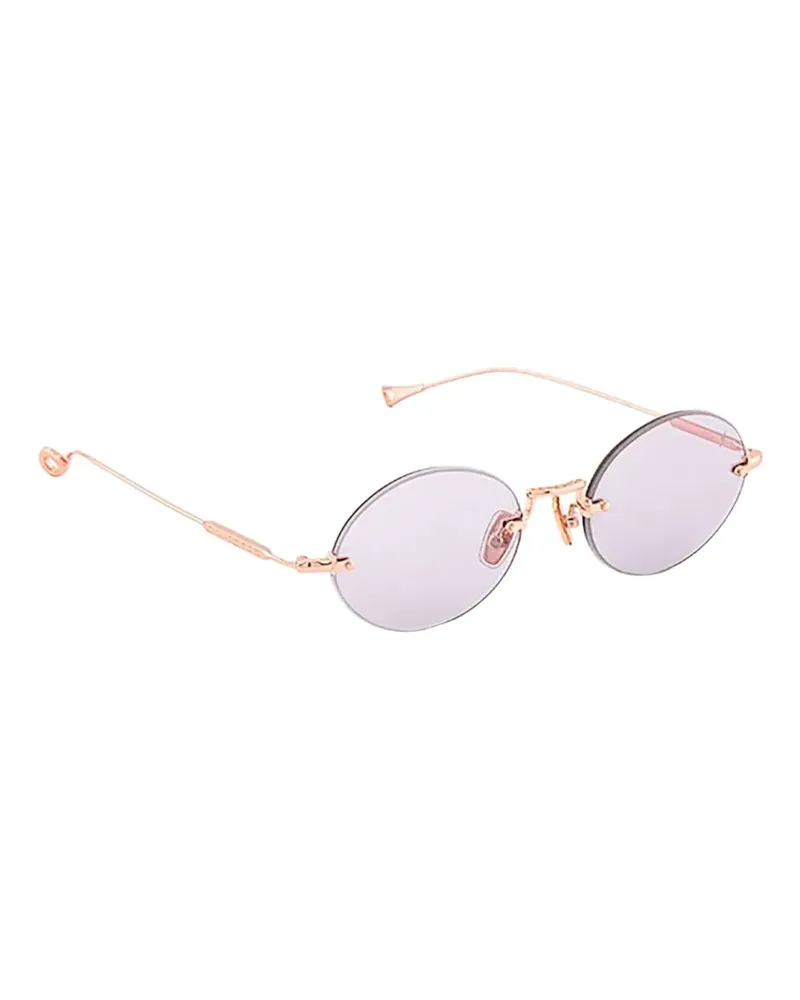Eyepetizer Met Sonnenbrille mit rundem Gestell - Gold Gold