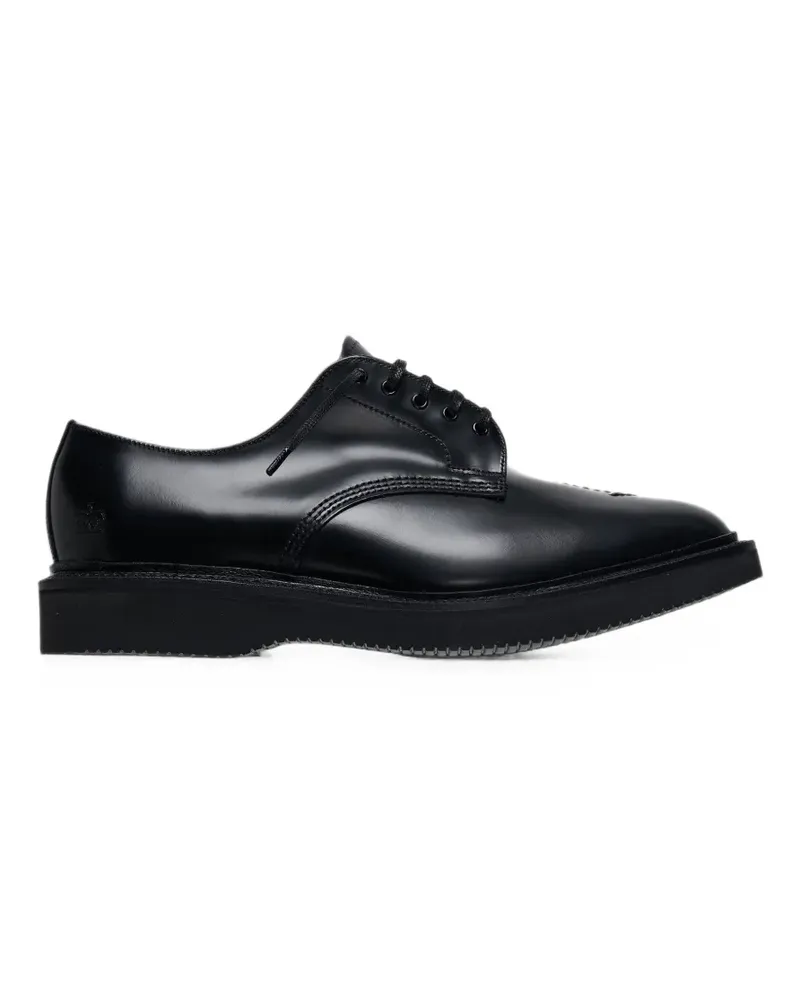 Comme des Garçons embroidered leather shoes - Schwarz Schwarz