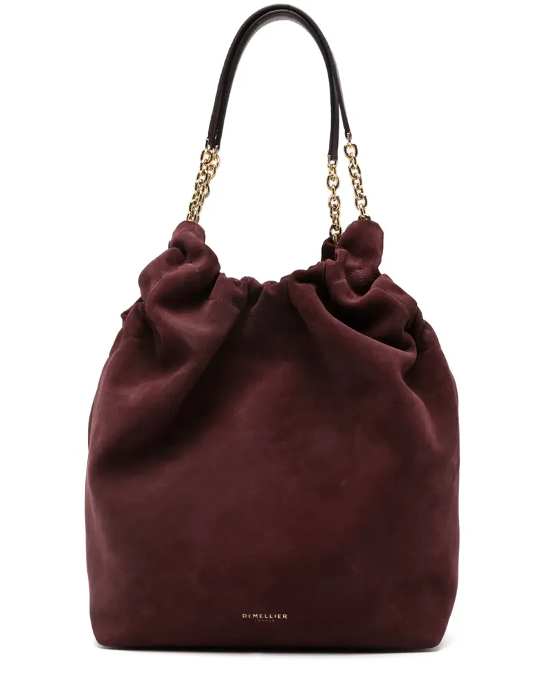DeMELLIER Miami suede shoulder bag - Rot Rot