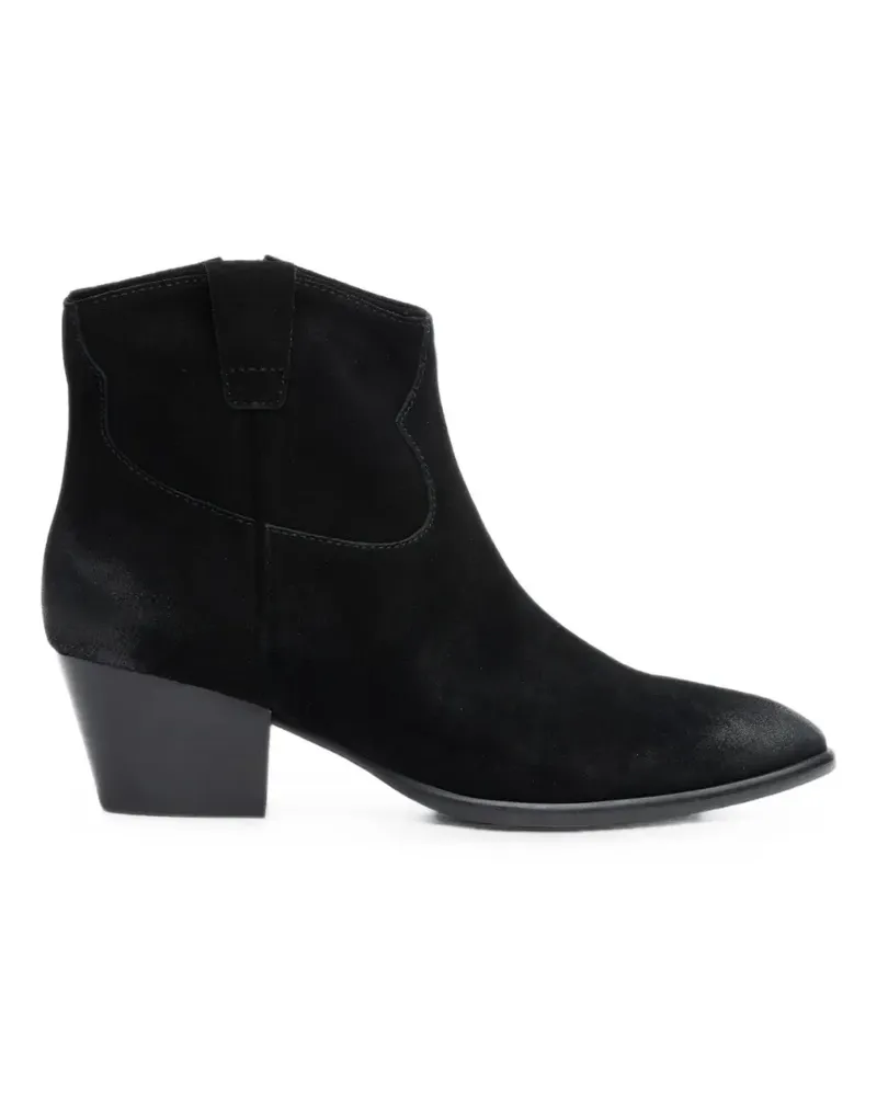 ash Stiefel mit Leopardenprint - Schwarz Schwarz