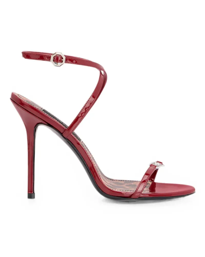 Philipp Plein patent leather high heels sandals 11 sandals - Rot Rot