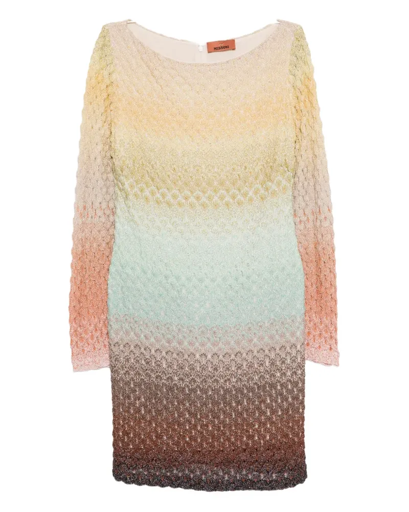 Missoni Minikleid mit ausgewaschenem Effekt - Gelb Gelb
