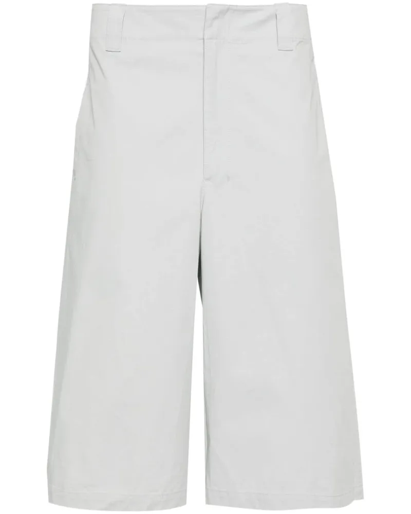 Christophe Lemaire Bermudas mit Ziernaht - Grau Grau