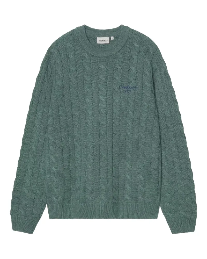 Carhartt WIP cable knit sweater - Grün Grün