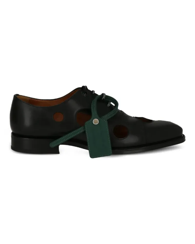 Church's cut-out leather derby shoes - Schwarz Schwarz