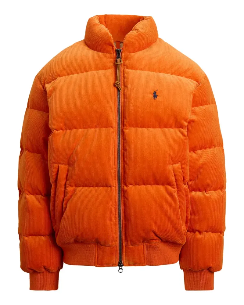 Ralph Lauren Gefütterte Jacke aus Cord - Orange Orange