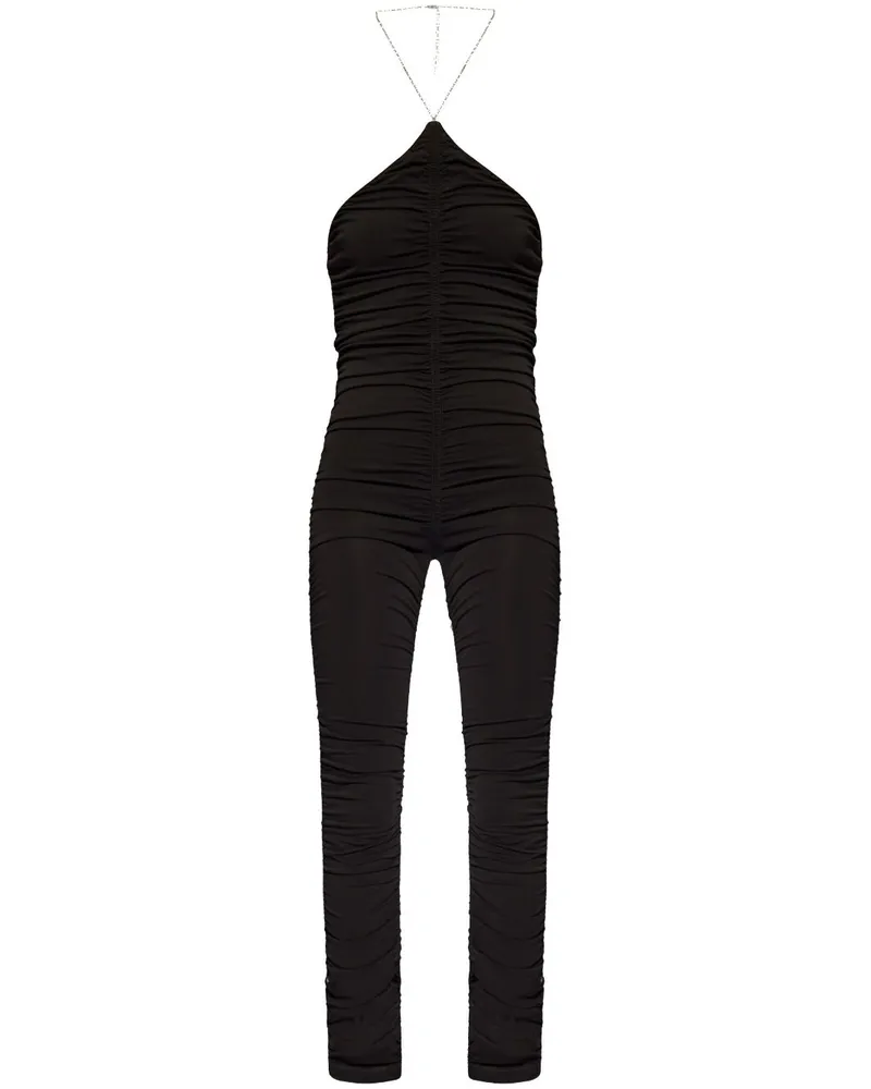 ATTICO Neckholder-Jumpsuit - Schwarz Schwarz