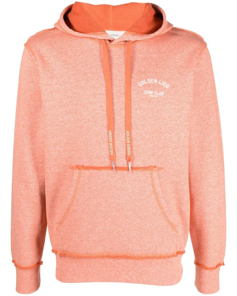 Golden Goose Hoodie mit Kordelzug - Orange Orange