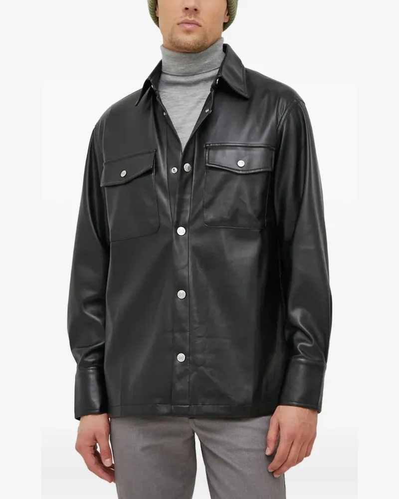 Benetton pocket-chest shirt - Schwarz Schwarz