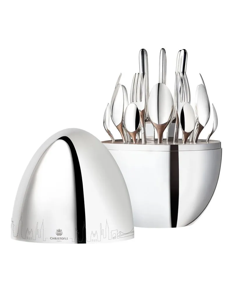 Christofle Mood Skyline New York Besteck-Set (6 Personen) - Silber Silber