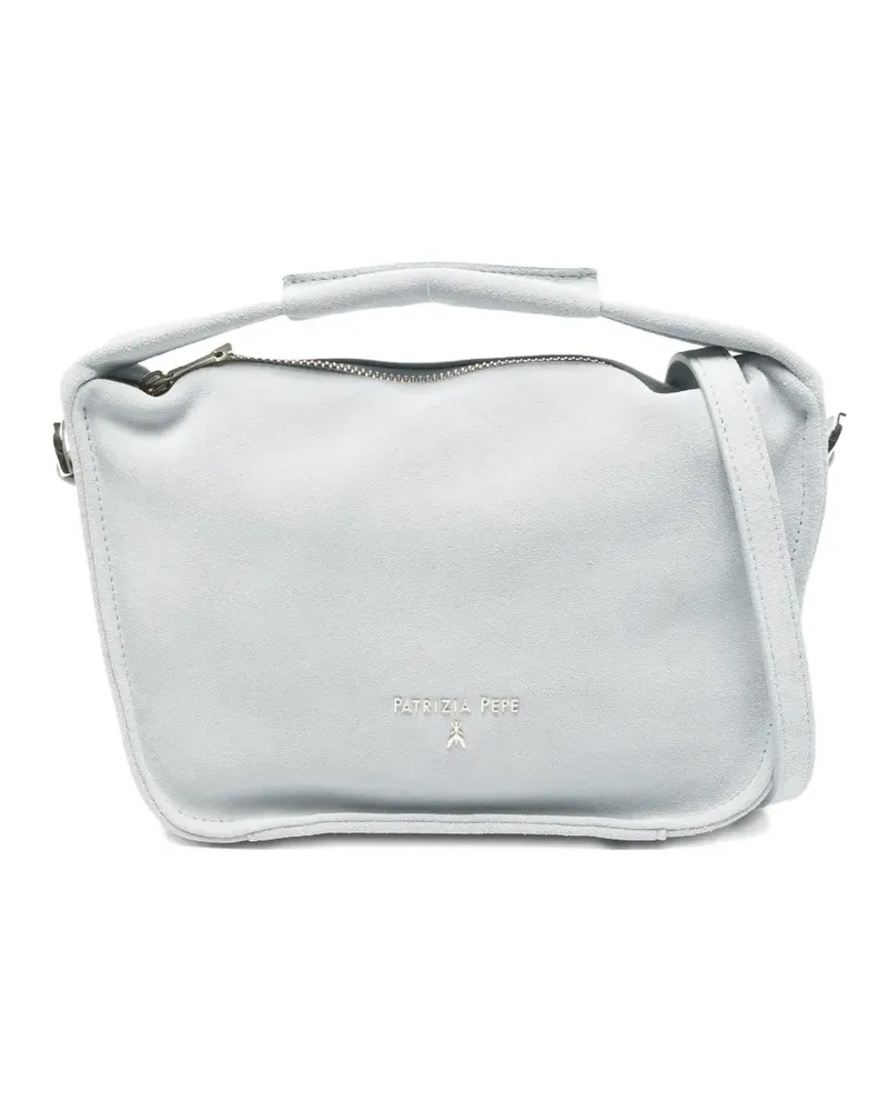 Patrizia Pepe suede tote bag - Blau Blau