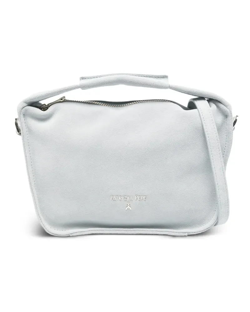 Patrizia Pepe suede tote bag - Blau Blau