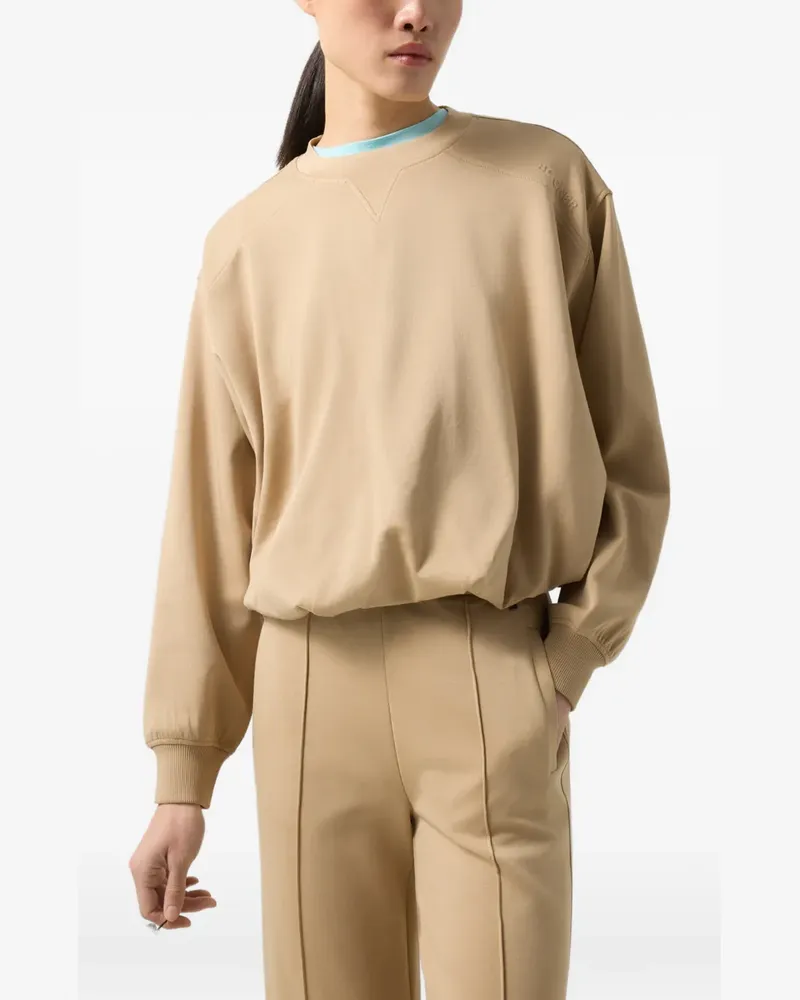 Bogner Chloe logo-embossed sweatshirt - Nude Nude