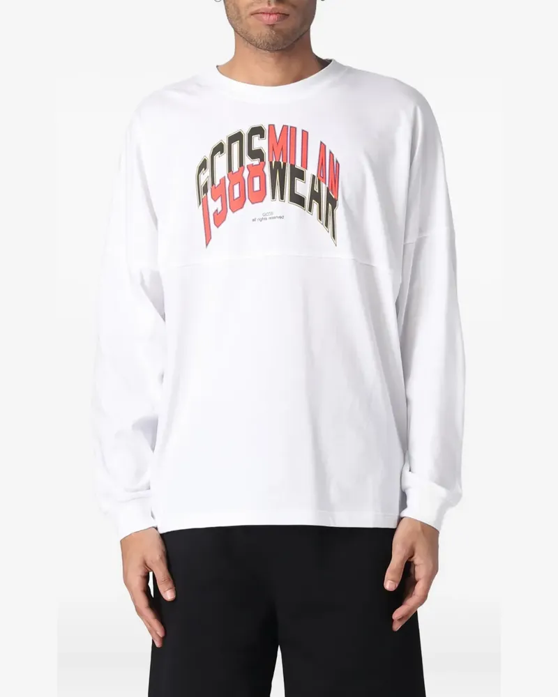 GCDS long-sleeve T-shirt - Weiß Weiß