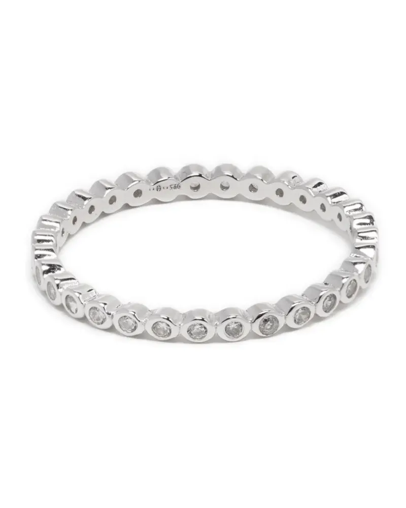 Eshvi Ring mit Kristallen - Silber Silber