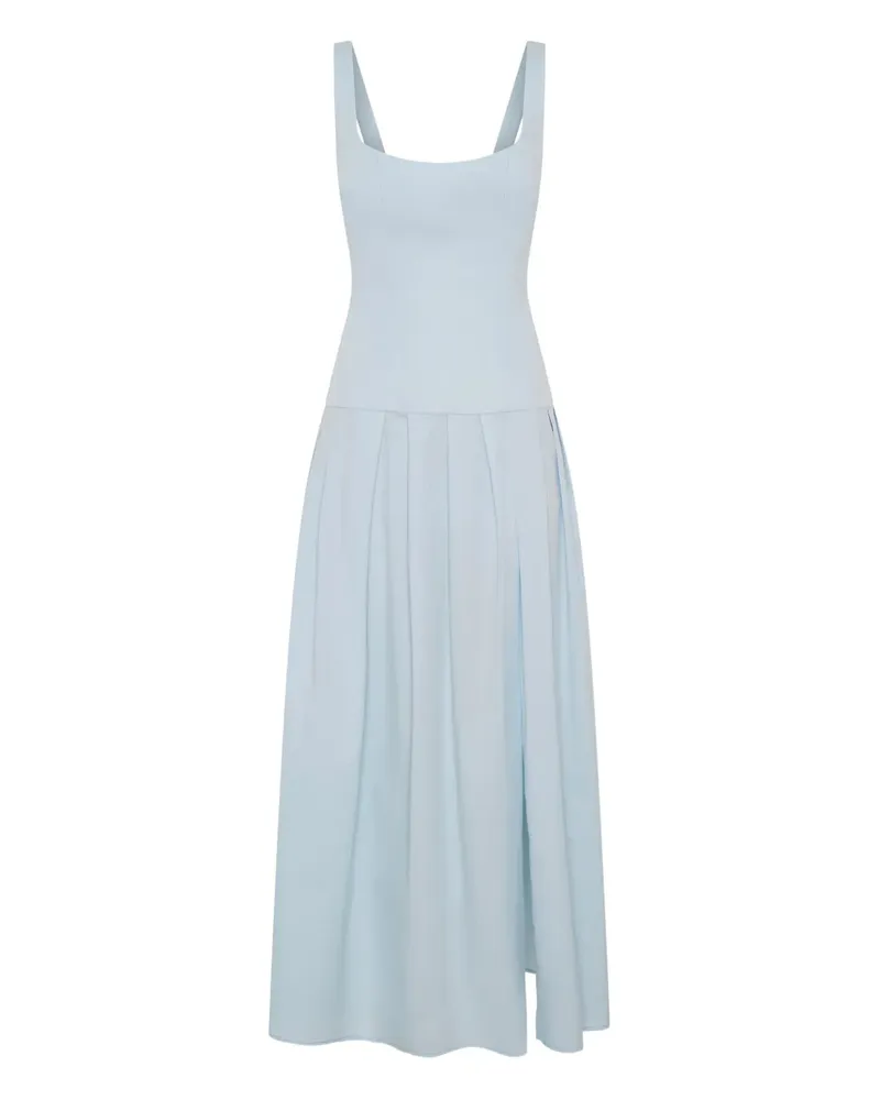 Anna Quan Kleid mit Falten - Blau Blau