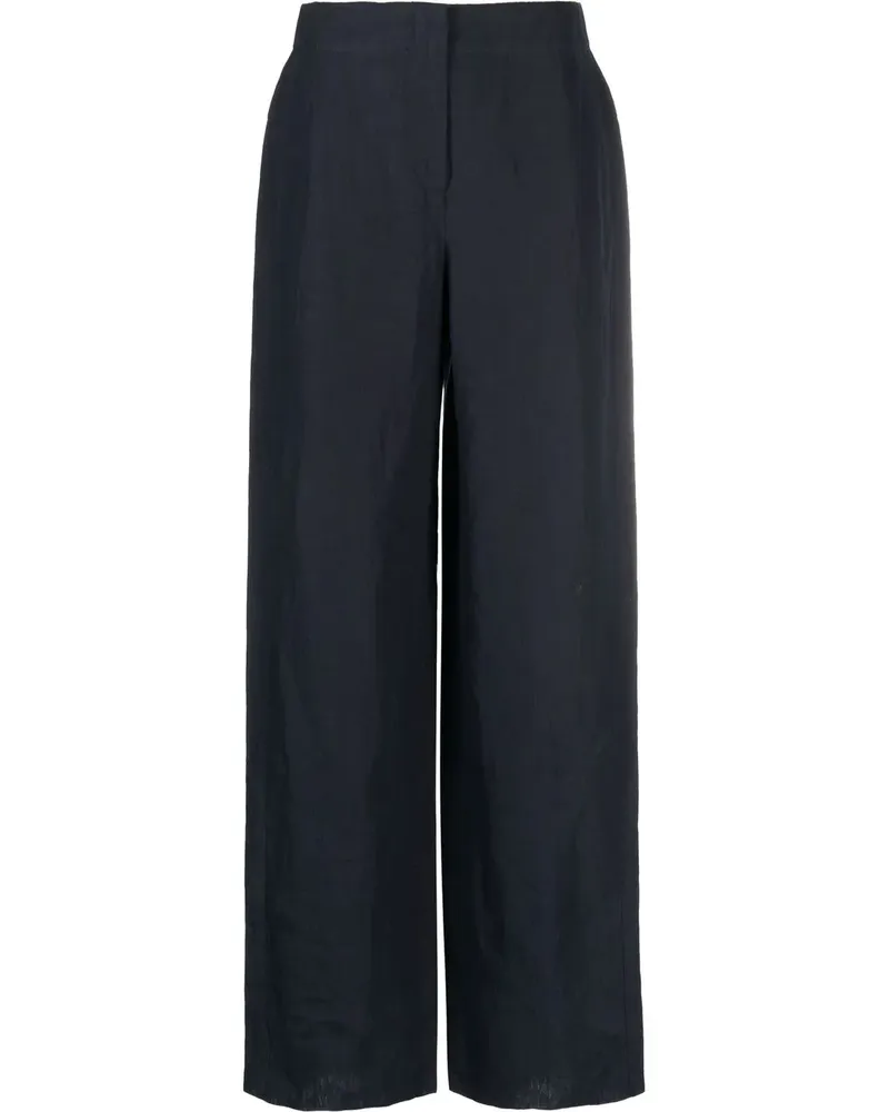 Giorgio Armani Hose mit weitem Bein - Blau Blau