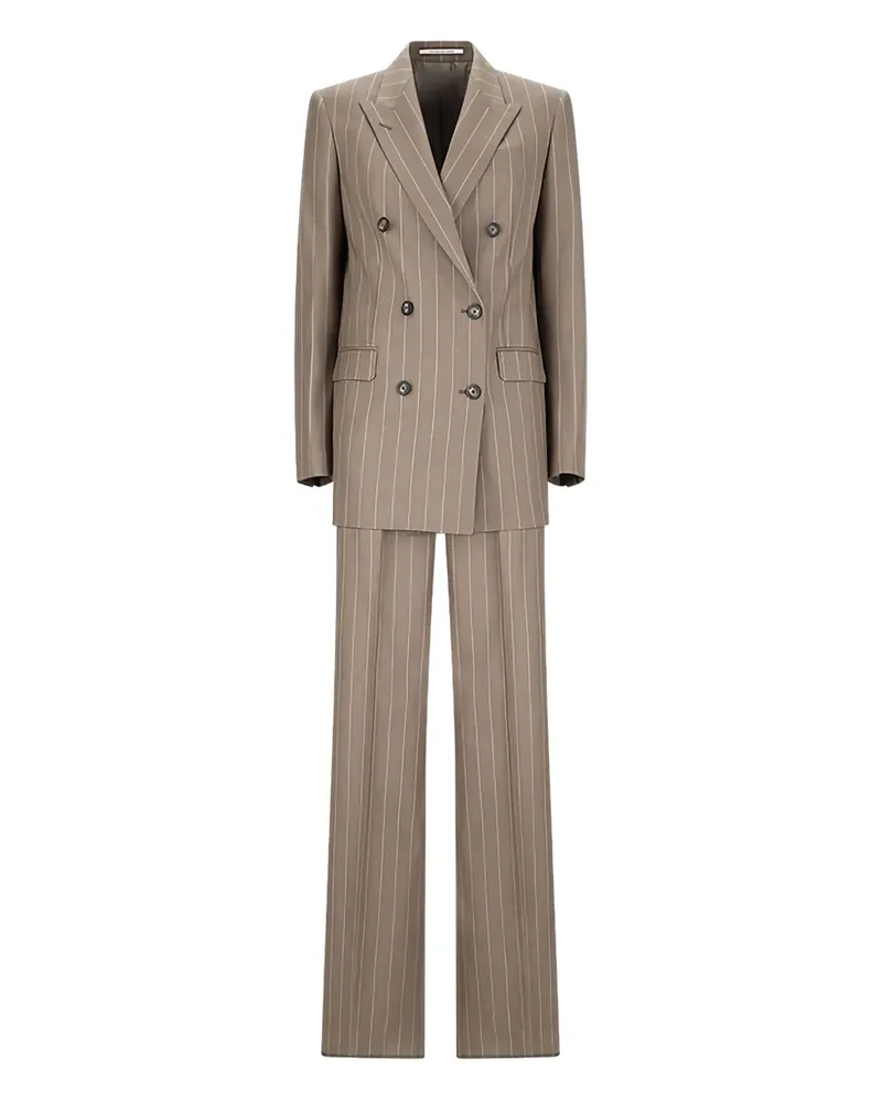 Tagliatore Jasmine Jumpsuit mit Nadelstreifen - Braun Braun