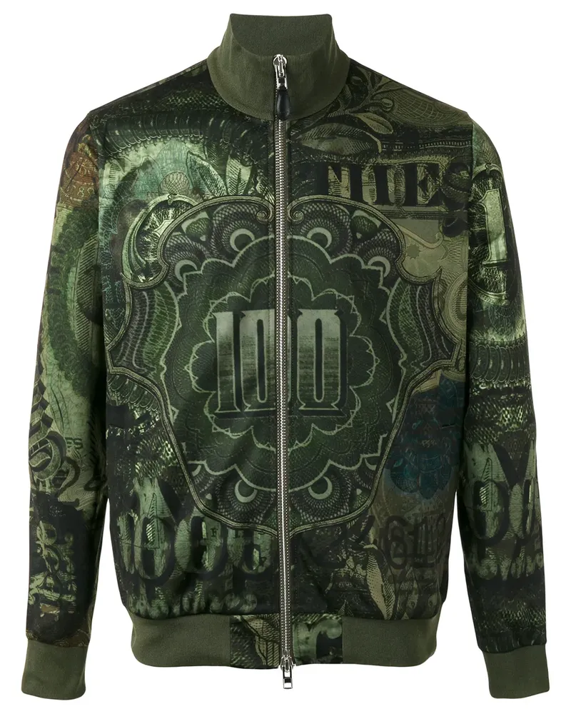 Givenchy Bomberjacke mit Dollar-Print - Grün Grün