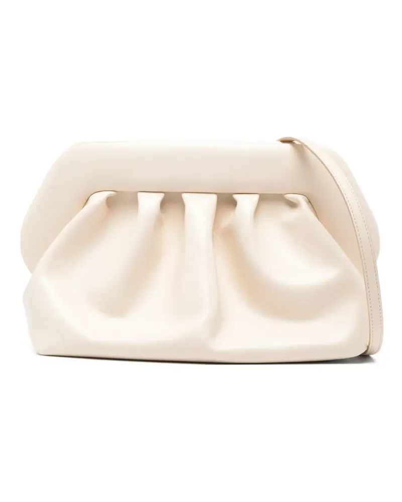 THEMOIRÈ Bios Vegan gathered clutch bag - Nude Nude