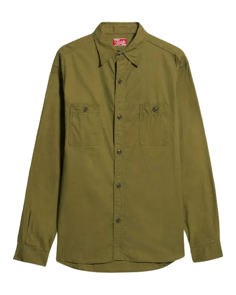 Fortela Otero cotton shirt - Grün Grün