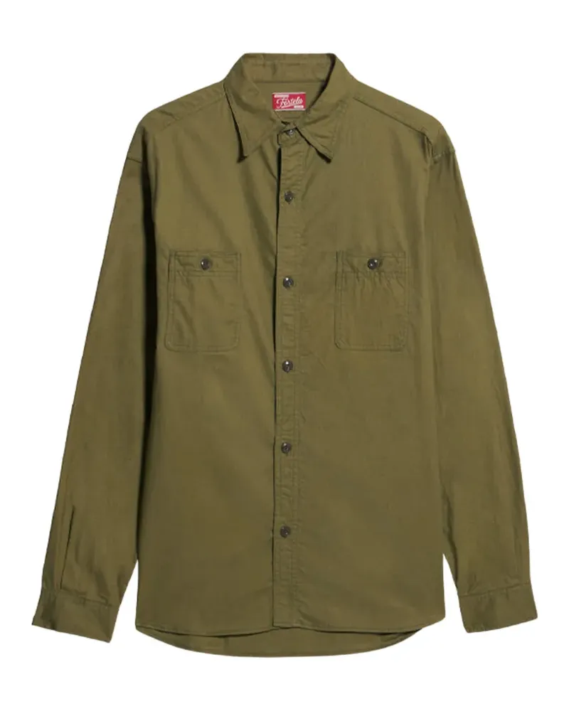 Fortela Otero cotton shirt - Grün Grün