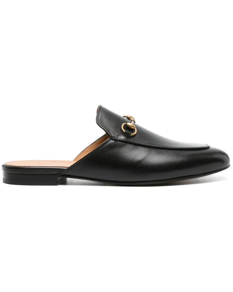 Gucci Princetown Mules mit Horsebit-Detail - Schwarz Schwarz