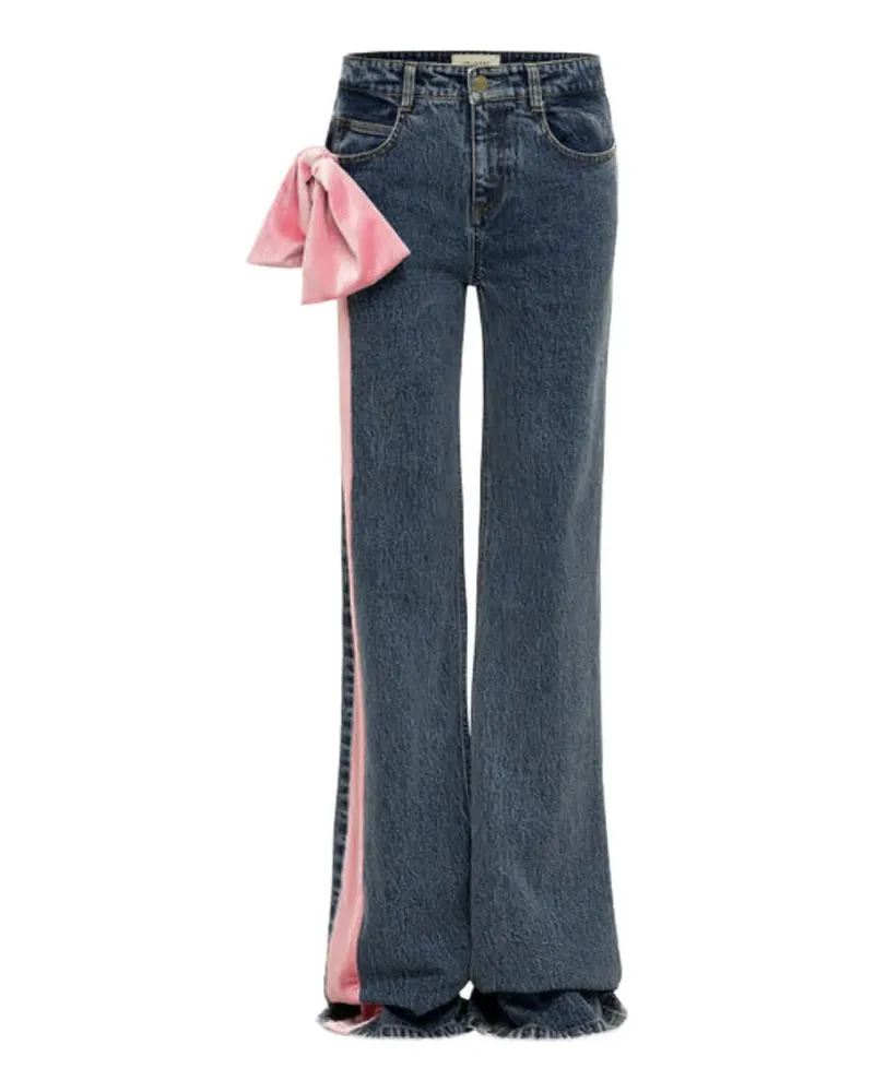 Hellessy bow-detail jeans - Blau Blau
