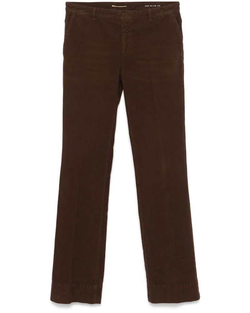 Saint Laurent Klassische Cordhose - Braun Braun