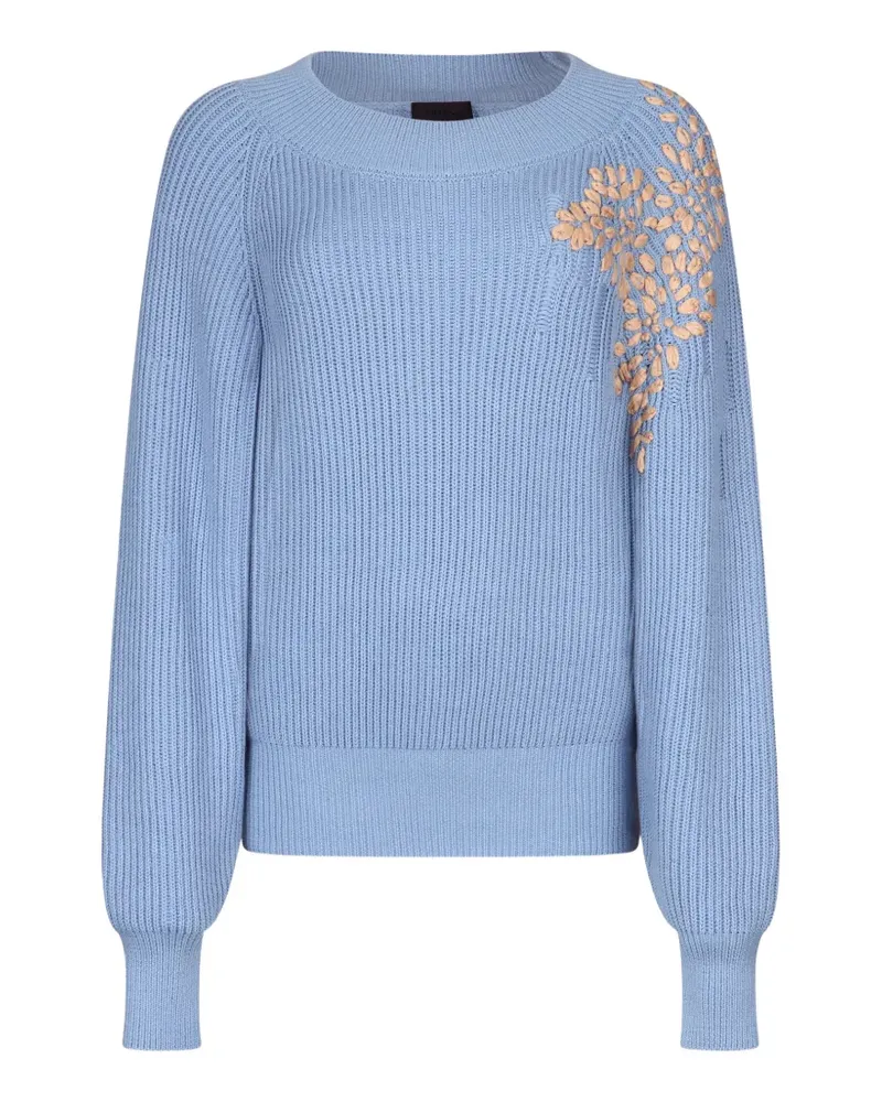 Liu Jo Pullover mit Stickerei - Blau Blau