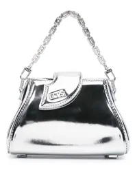 GCDS Mini-Tasche mit Spiegeln Silber